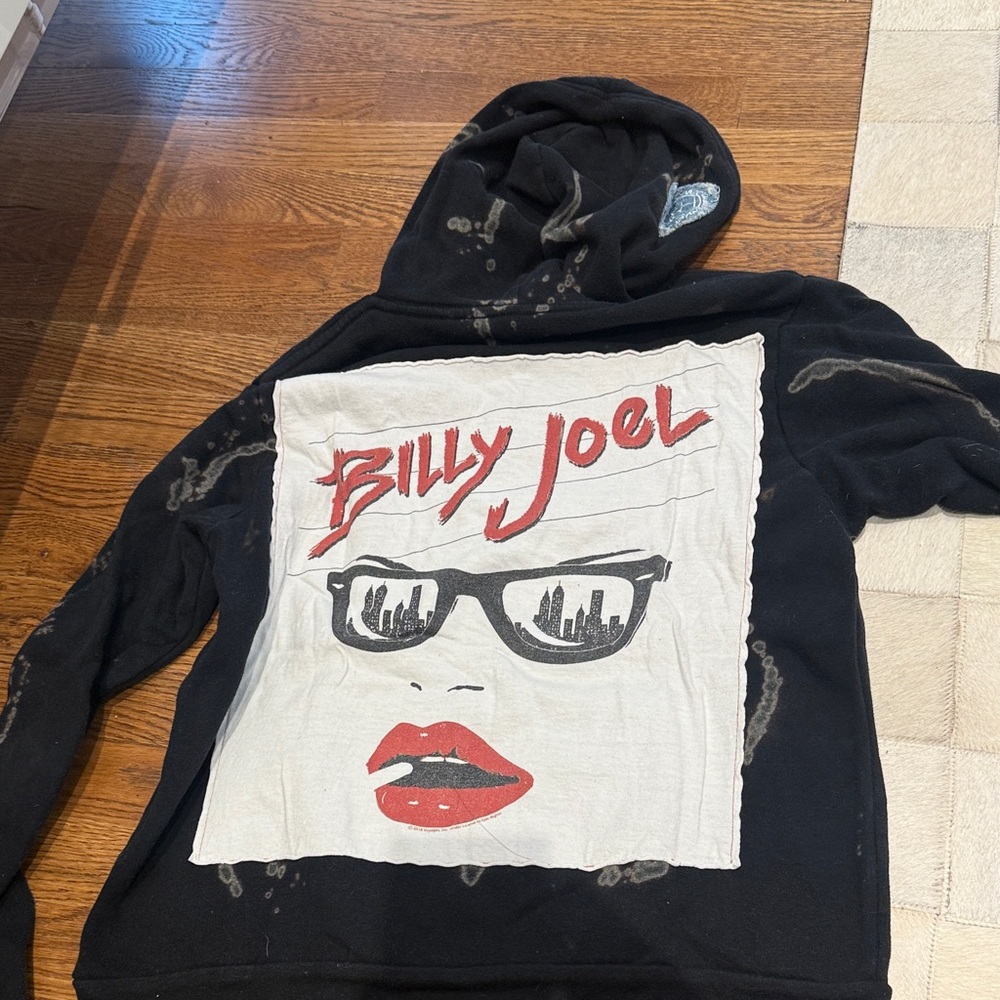 Black Hoodie with Graphic Print